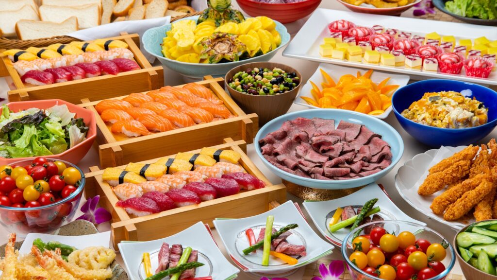ホテル三楽荘の食事