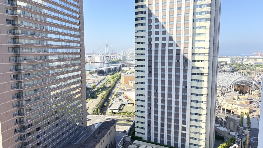 １９階、窓からの眺め